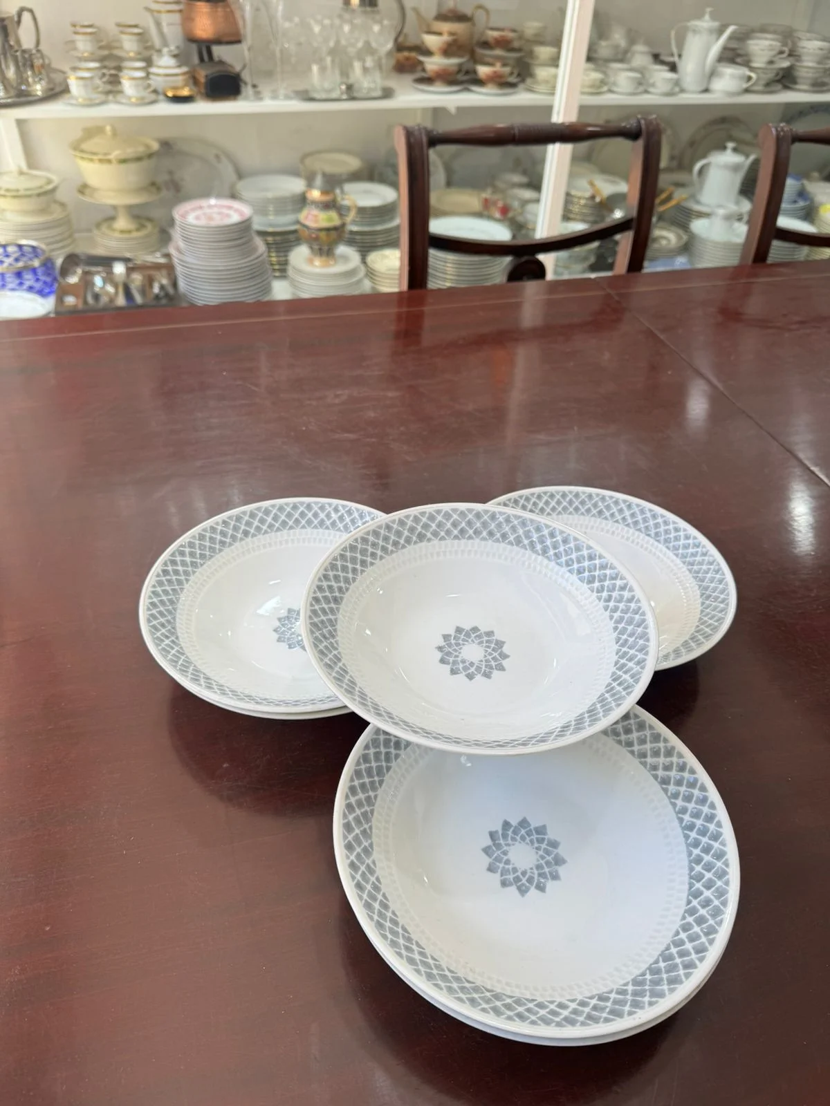 Juego de 6 platos hondos porcelana CASTRO GALICIA ESPAÑA - Imagen 6