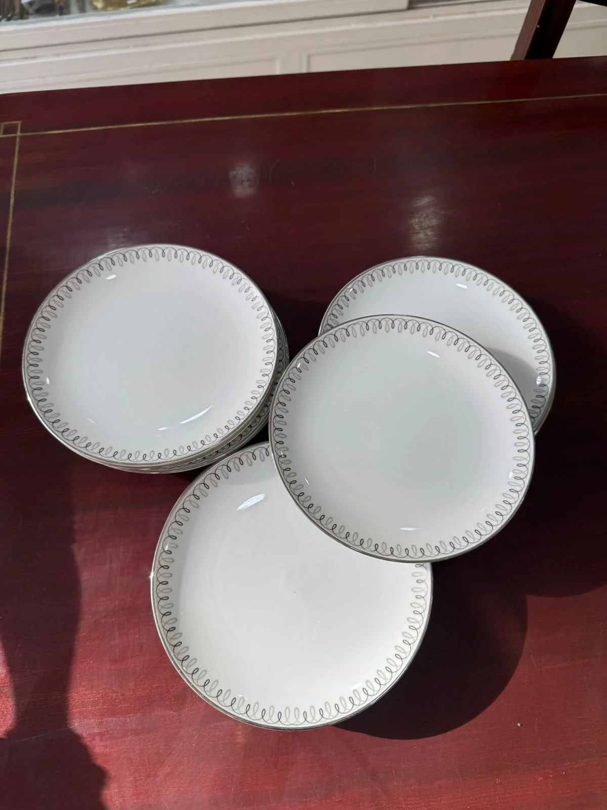 Juego de 12 platos de pan porcelana NORITAKE - Imagen 3