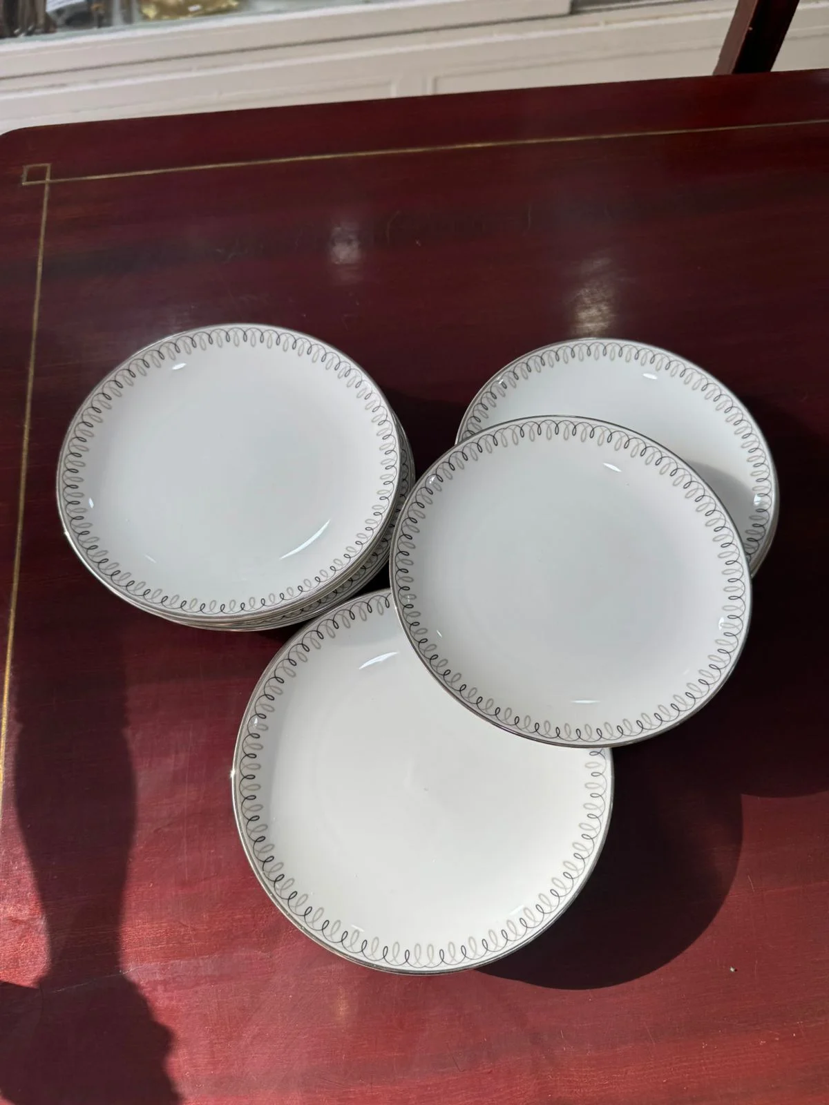 Juego de 12 platos de pan porcelana NORITAKE - Imagen 4